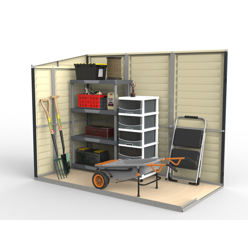 Duramax Building Products 4 ft. W x 8 ft. D Plastic Lean-to
